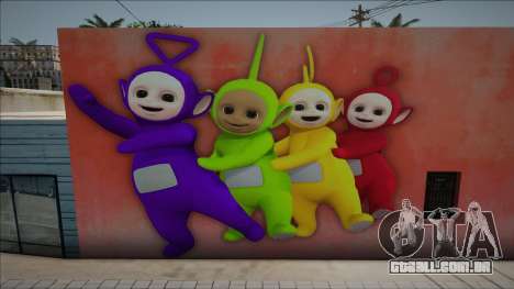 Teletubbies Mural para GTA San Andreas