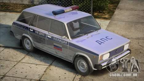 VAZ 2104 com pintura da polícia de trânsito para GTA San Andreas