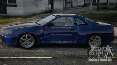 Nissan Skyline R34 Calsonic para GTA San Andreas