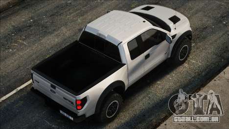 Ford RAPTOR White para GTA San Andreas