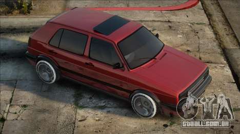 Volkswagen Golf 2 RED para GTA San Andreas