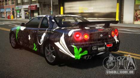 Nissan Skyline R34 Heroshi S5 para GTA 4