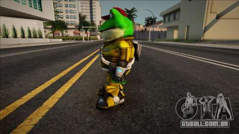 Star Fox Skin - Slippy para GTA San Andreas