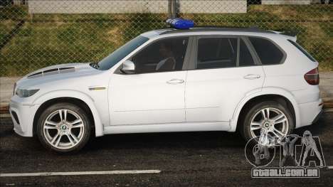 BMW X5 E70 Black Police para GTA San Andreas