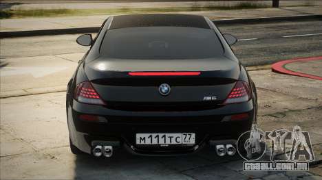 BMW M6 e63 Black para GTA San Andreas