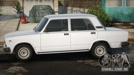 VAZ 2105 Branco em stock para GTA San Andreas