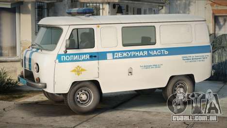 Polícia UAZ Bukhanka para GTA San Andreas