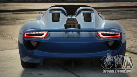 Porsche 918 Spyder Concept Study Nero Interior para GTA San Andreas