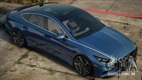 Hyundai Sonata Turbo 2020 Blue para GTA San Andreas