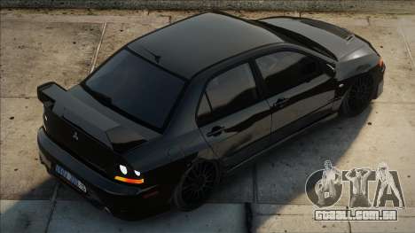 Mitsubishi Lancer Evolution IX Blek para GTA San Andreas