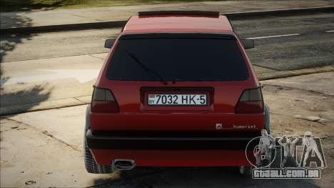 Volkswagen Golf 2 RED para GTA San Andreas