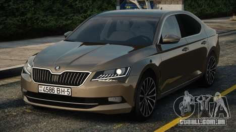 Skoda Superb Grey para GTA San Andreas