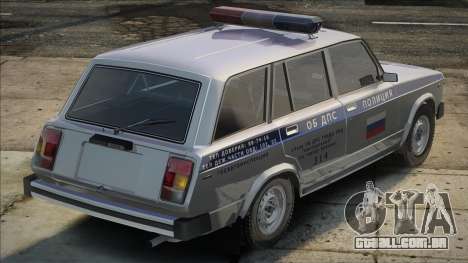 VAZ 2104 com pintura da polícia de trânsito para GTA San Andreas