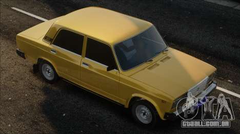 VAZ 2107 Amarelo em stock para GTA San Andreas