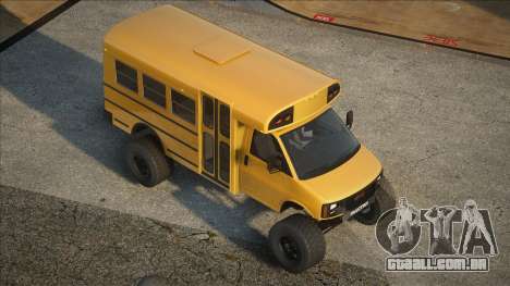 GMC BUS Yellow para GTA San Andreas