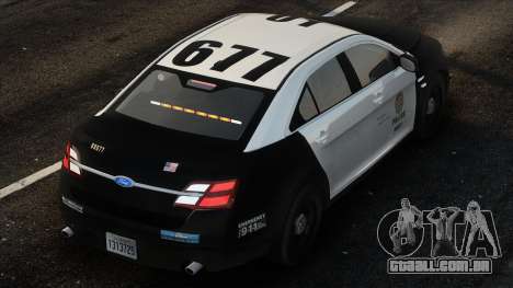 LAPD 2013 Ford Taurus Slicktop para GTA San Andreas