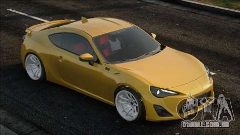 Toyota GT86 Amarelo para GTA San Andreas