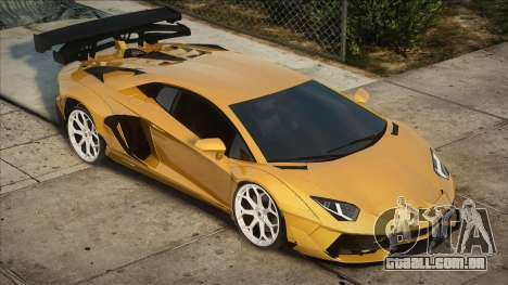 Lamborghini Aventador LP700-4 Yellow Stock para GTA San Andreas