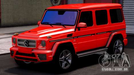 Mercedes-Benz G Class G65 AMG Red para GTA 4