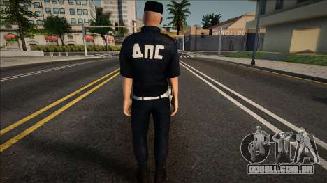 Um sargento da polícia de trânsito em um uniform para GTA San Andreas