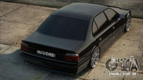 BMW E38 Preto em stock para GTA San Andreas