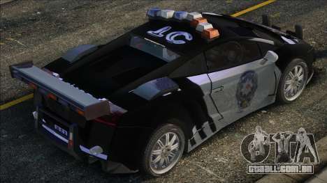 Lamborghini Galardo Turkish Cop para GTA San Andreas