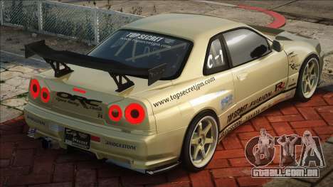 Nissan GTR-R34 TOP-SECRET Beerbaiyoke para GTA San Andreas