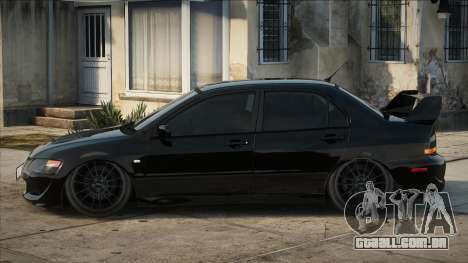 Mitsubishi Lancer Evolution IX Blek para GTA San Andreas