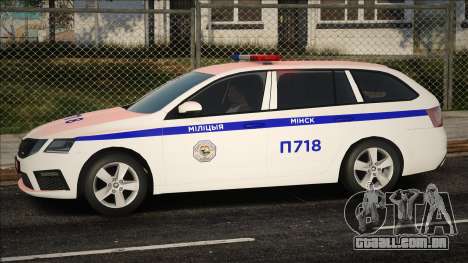 Skoda Octavia VRS MILITSIYA MINSK para GTA San Andreas