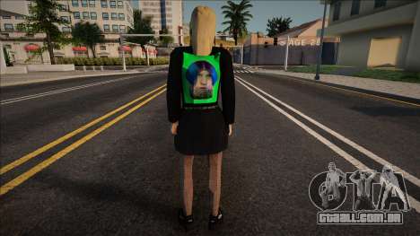 Menina na composição de Halloween para GTA San Andreas