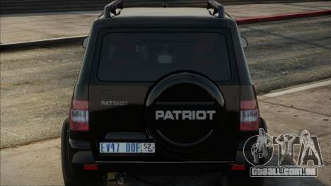 UAZ Patriot Preto para GTA San Andreas