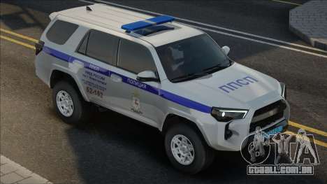 Toyota Land Cruiser Polic para GTA San Andreas