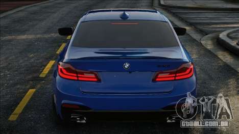 BMW 540i G30 Azul para GTA San Andreas