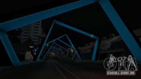 Arcos de néon quadrados em Los Santos para GTA San Andreas