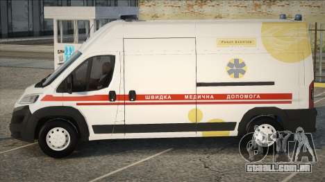 Fiat Ducato Ukrainian Ambulance para GTA San Andreas