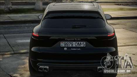 Porsche Cayenne Turbo Blacks para GTA San Andreas