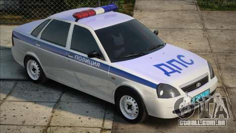 LADA Priora DPS Branco para GTA San Andreas