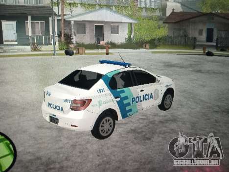 Polícia Renault Logan para GTA San Andreas