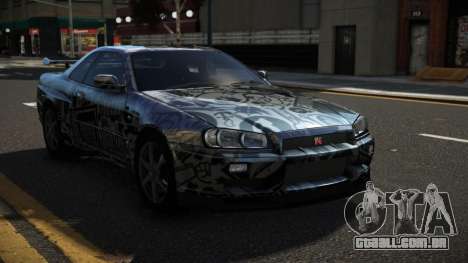 Nissan Skyline R34 Heroshi S14 para GTA 4