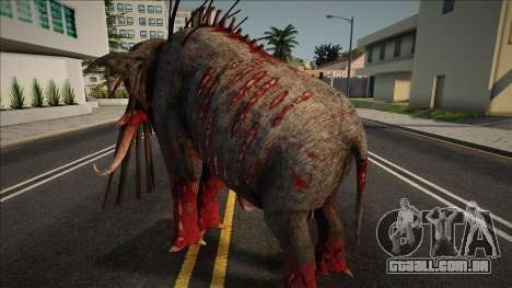 Elefante infectado del juego Zoochosis para GTA San Andreas