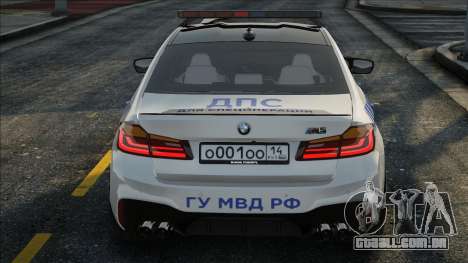 BMW M5 F90 - Polícia Polícia de Trânsito para GTA San Andreas