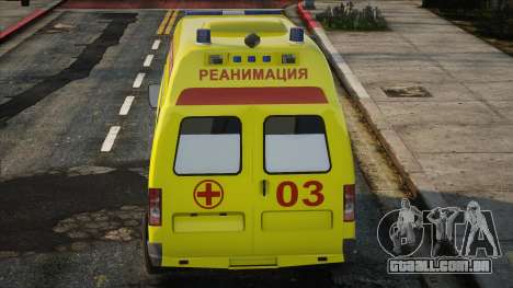 GAZelle 32214 Ambulância - Reanimação para GTA San Andreas