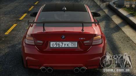 Bmw M4 2016 Red para GTA San Andreas