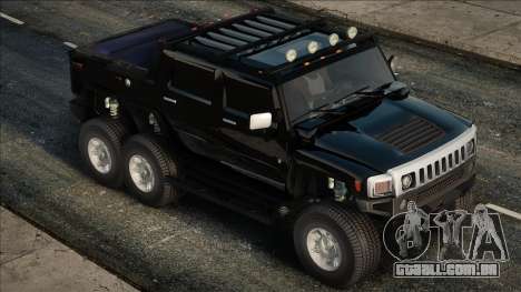 Hummer H6 Sut Pickup Blek para GTA San Andreas