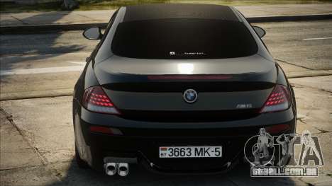 BMW M6 Black Coupe para GTA San Andreas