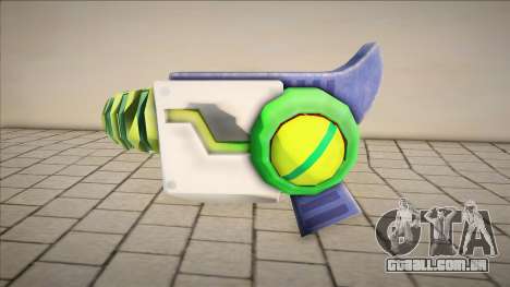 Beam Gun Green para GTA San Andreas