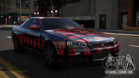 Nissan Skyline R34 Heroshi S13 para GTA 4