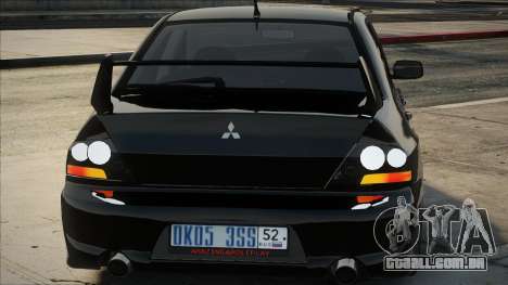 Mitsubishi Lancer Evolution IX Blek para GTA San Andreas