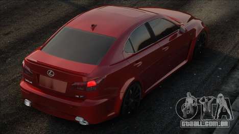 Lexus IS-F Red para GTA San Andreas