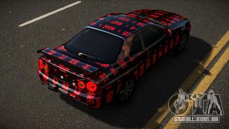 Nissan Skyline R34 Heroshi S13 para GTA 4